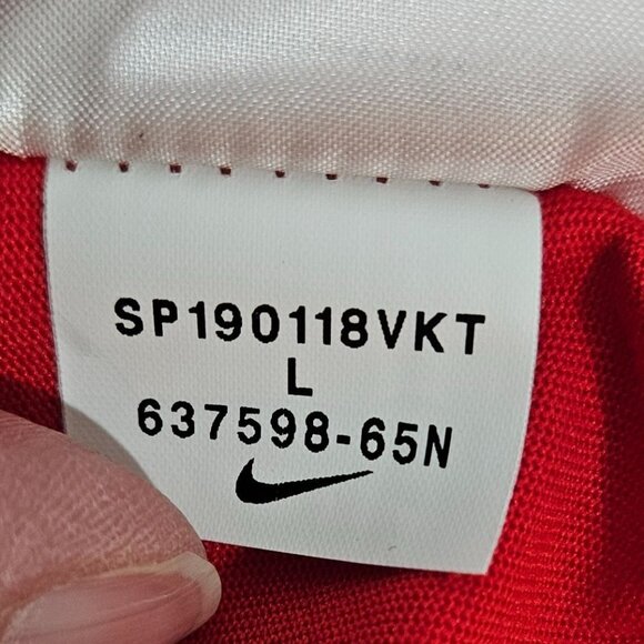 Ohio State University Shirt Mens Large Nike Dri Fit Basketball Long Sleeve Tee - Picture 11 of 11